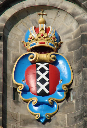 Amsterdam emblem on Westertoren